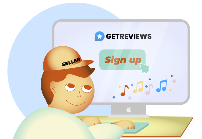 GetReviews review funnel step 1